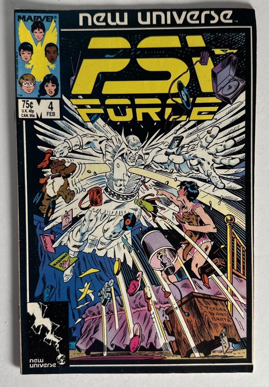 New Universe Psi-Force #4 1987 Marvel Comics